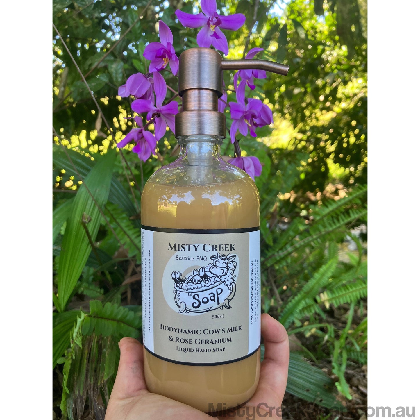 Biodynamic Cow’s Milk & Rose Geranium Liquid Hand Soap