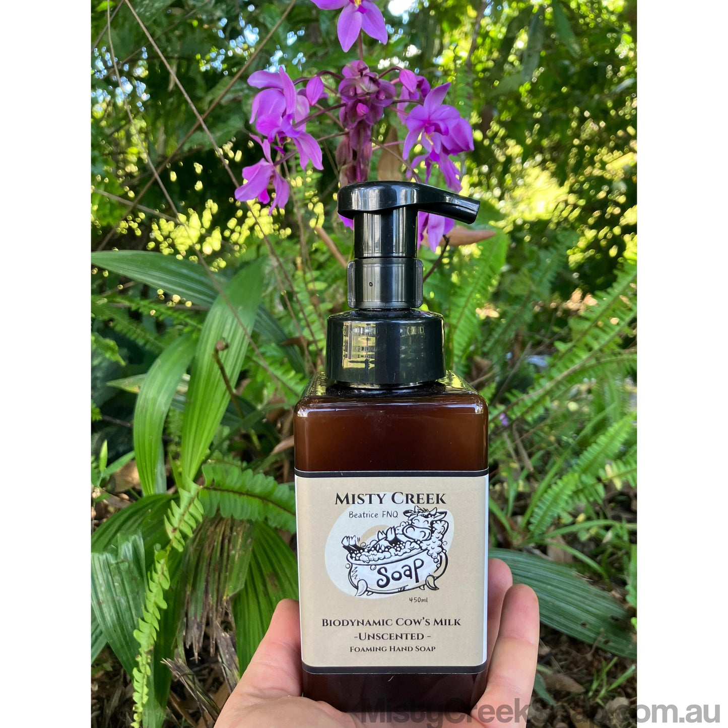 Biodynamic Cow’s Milk Unscented Foaming Liquid Hand Soap