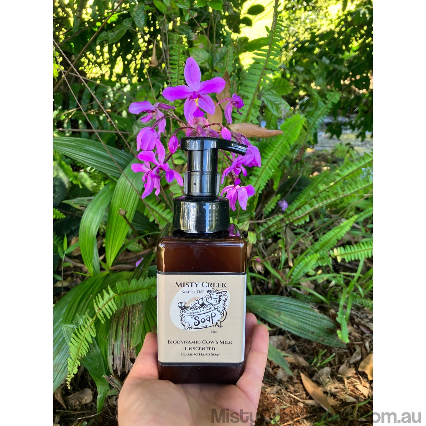 Biodynamic Cow’s Milk Unscented Foaming Liquid Hand Soap