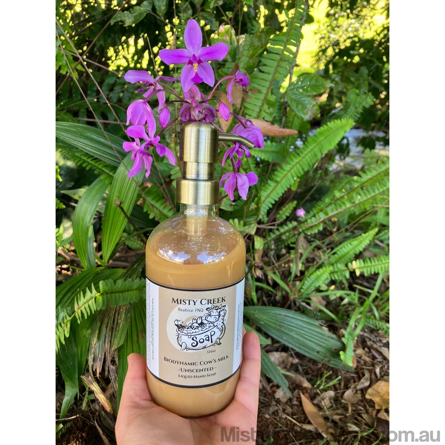 Biodynamic Cow’s Milk Unscented Liquid Hand Soap