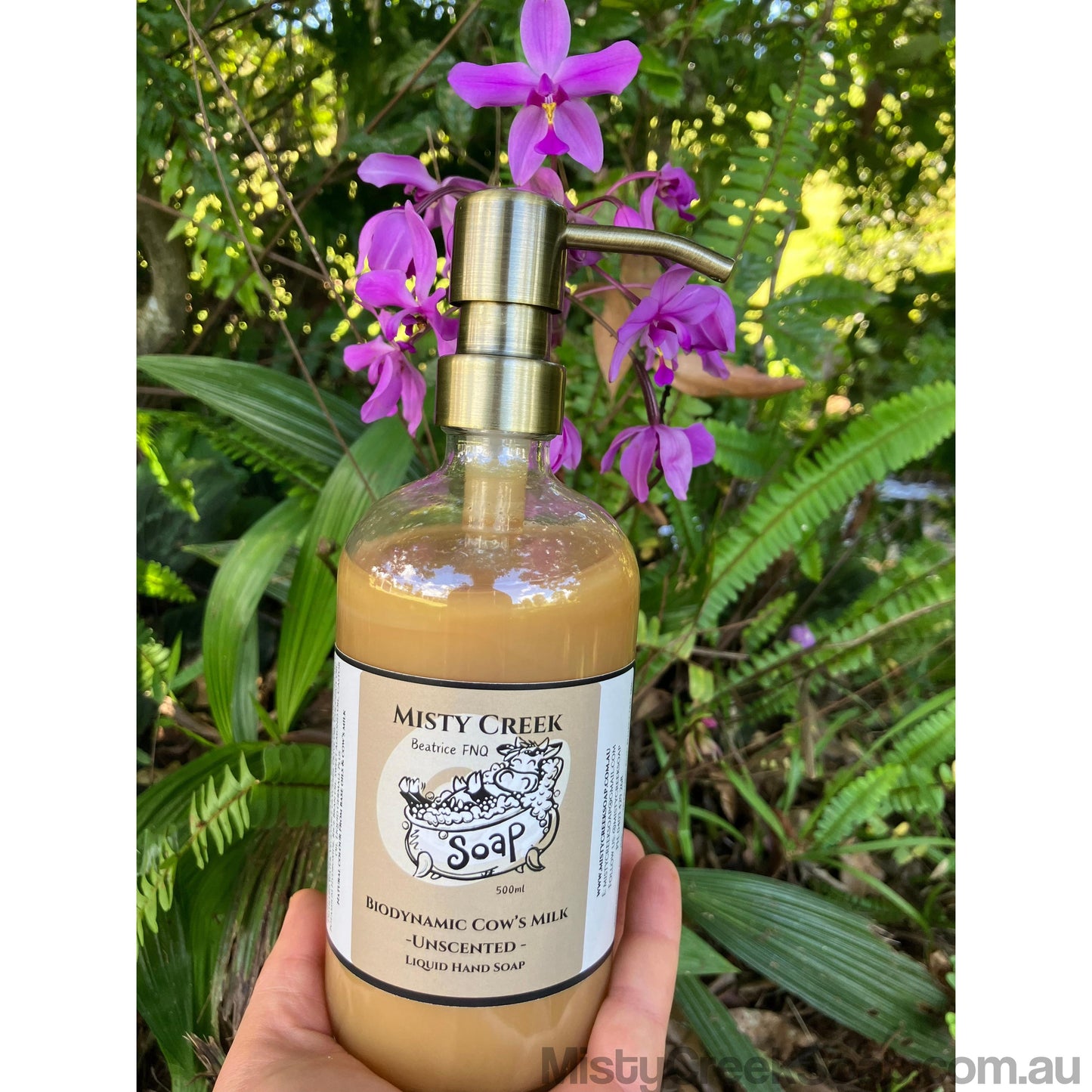 Biodynamic Cow’s Milk Unscented Liquid Hand Soap