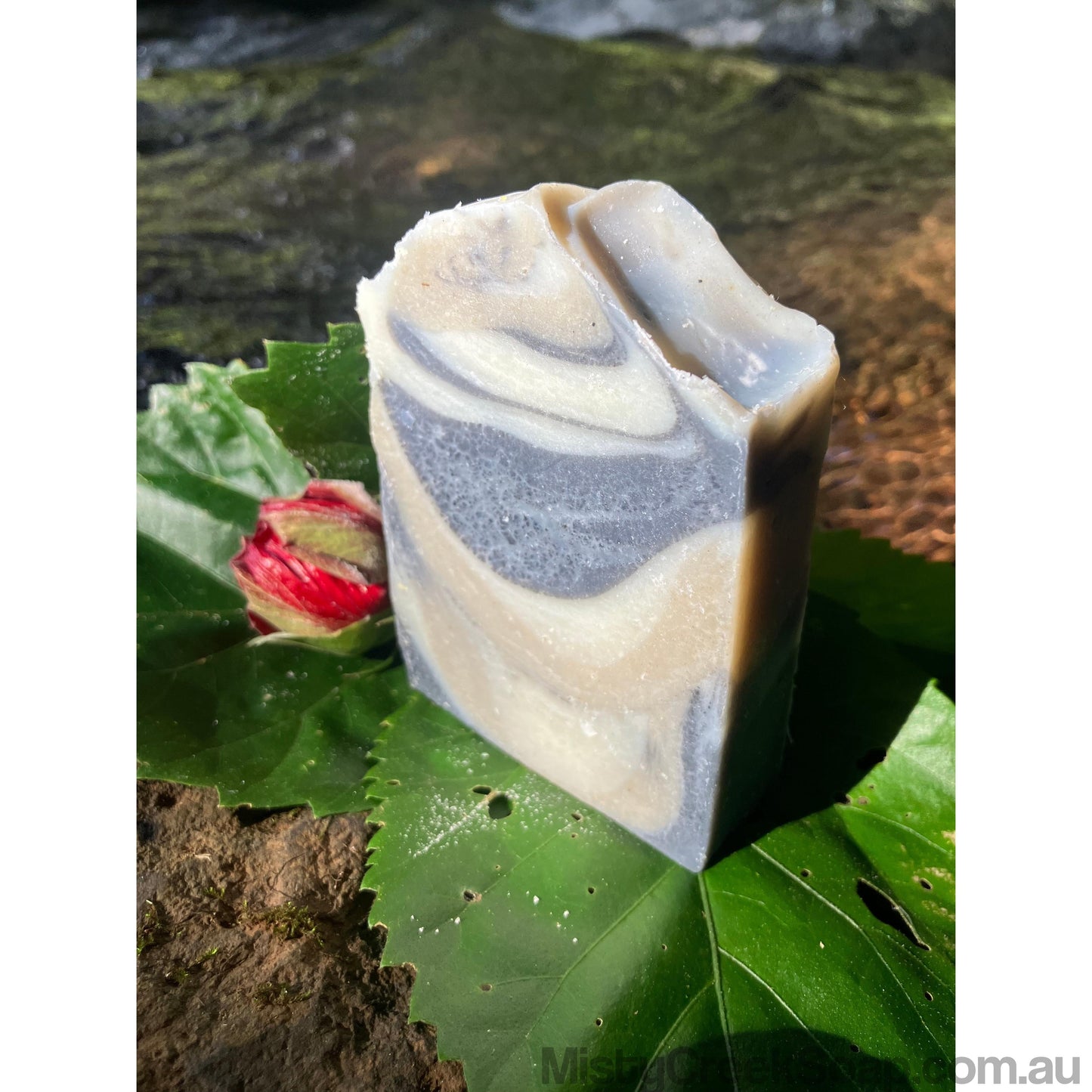 Layered Charcoal & Eucalyptus Soap