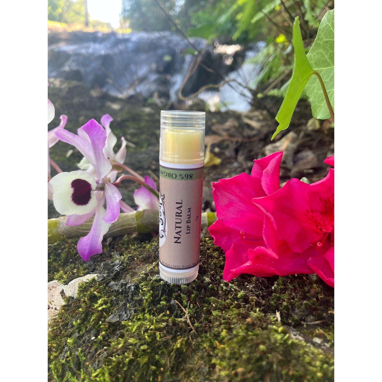 Natural Lip Balm - 86% Organic Ingredients