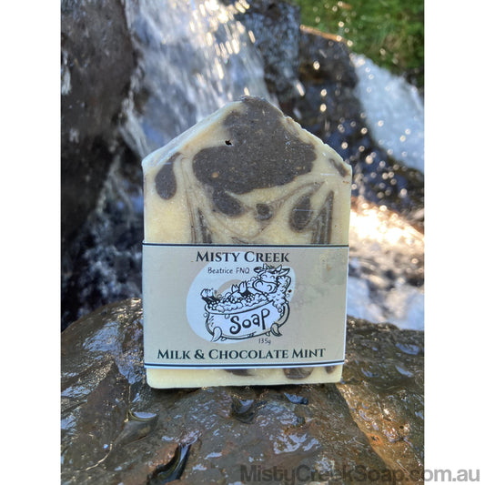 Biodynamic Cow’s Milk & Chocolate Mint Soap