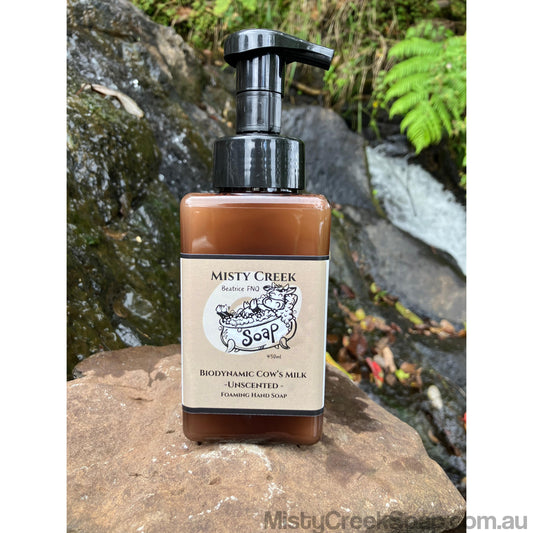 Biodynamic Cow’s Milk Unscented Foaming Liquid Hand Soap