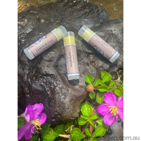 Handcrafted Citrus Essential Oil Lip Balm Bundle