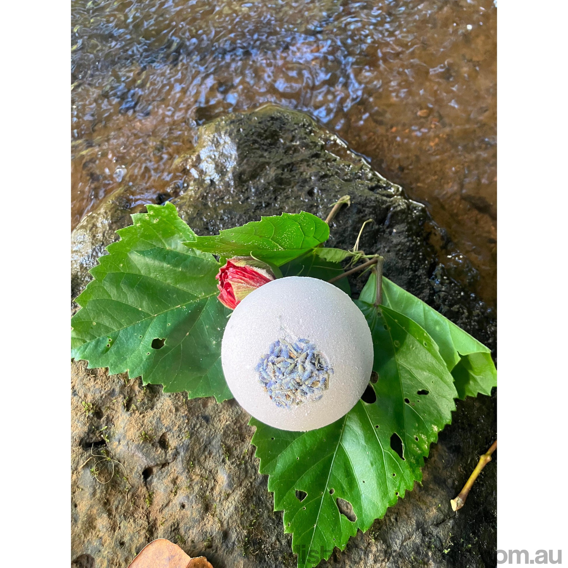 Handcrafted Lavender Essential Oil Bath Bomb