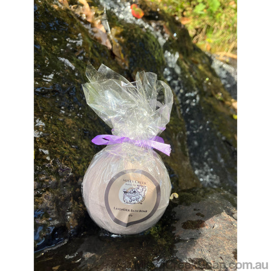 Handcrafted Lavender Essential Oil Bath Bomb