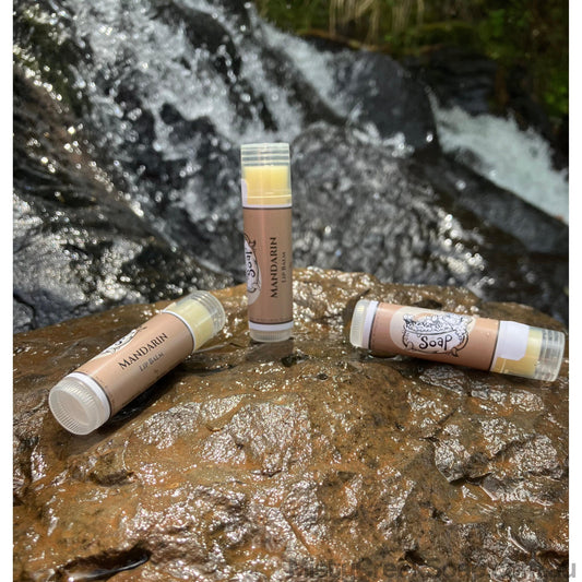 Handcrafted Mandarin Essential Oil Lip Balm