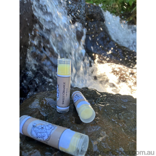 Handcrafted Sweet Orange Lip Balm