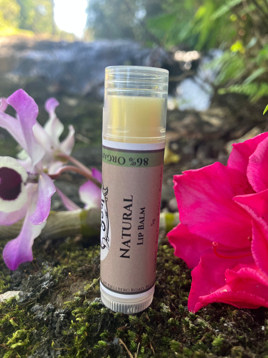 Natural Lip Balm - 86% Organic Ingredients