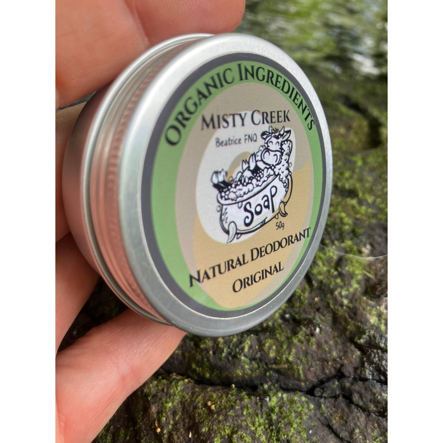 Natural Deodorant - Original 50g - Organic Ingredients