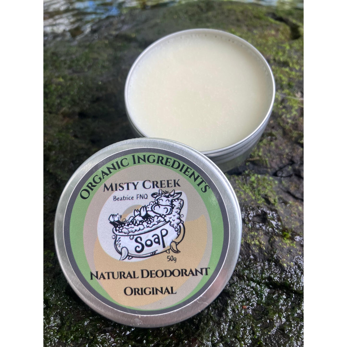 Natural Deodorant - Original 50g - Organic Ingredients