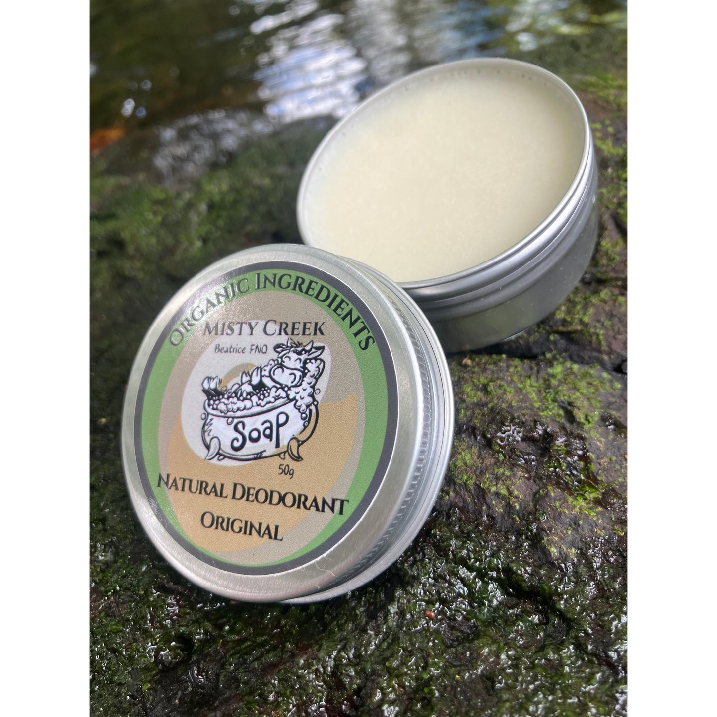 Natural Deodorant - Original 50g - Organic Ingredients