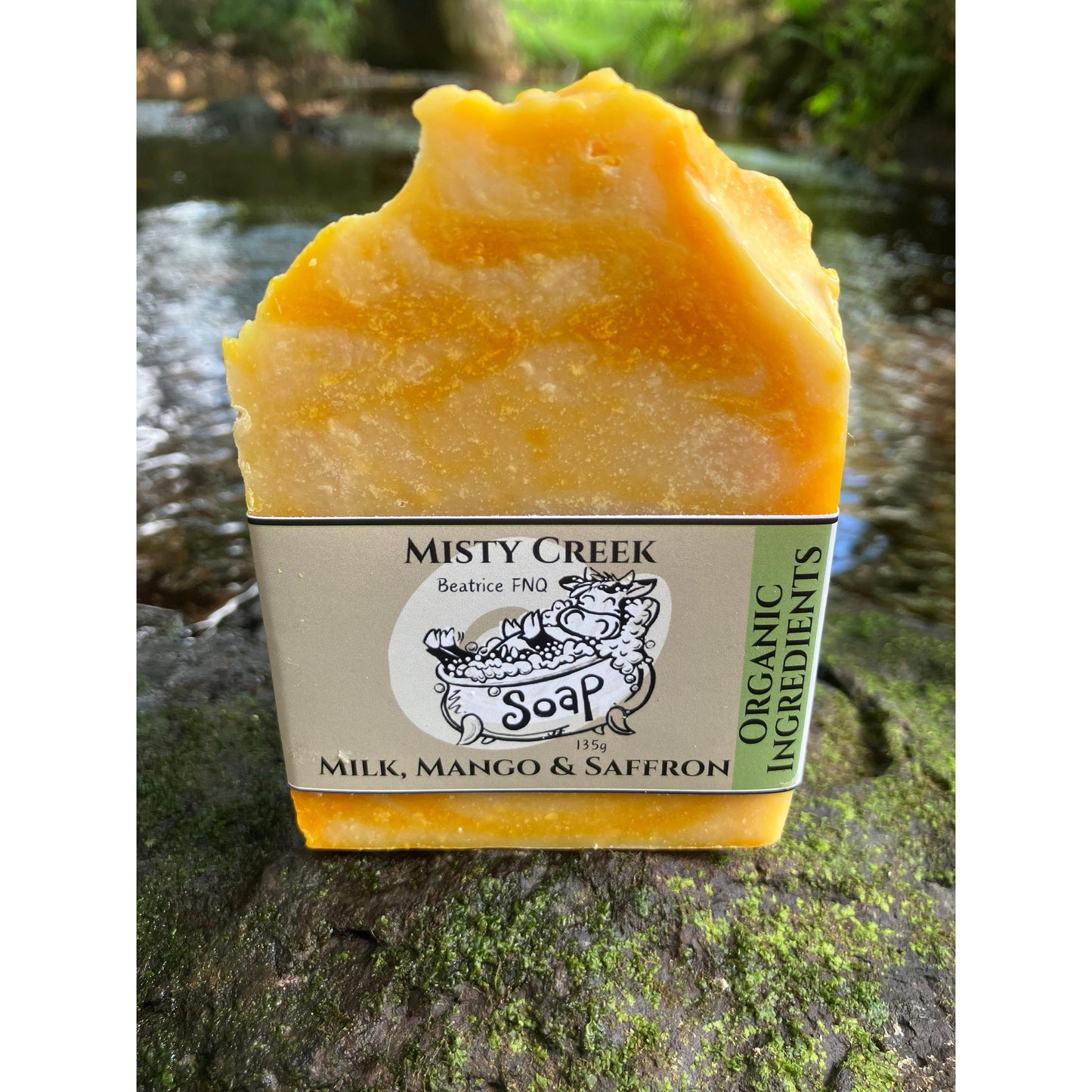 Biodynamic Cow’s Milk, Mango & Saffron Soap -  Organic Ingredients