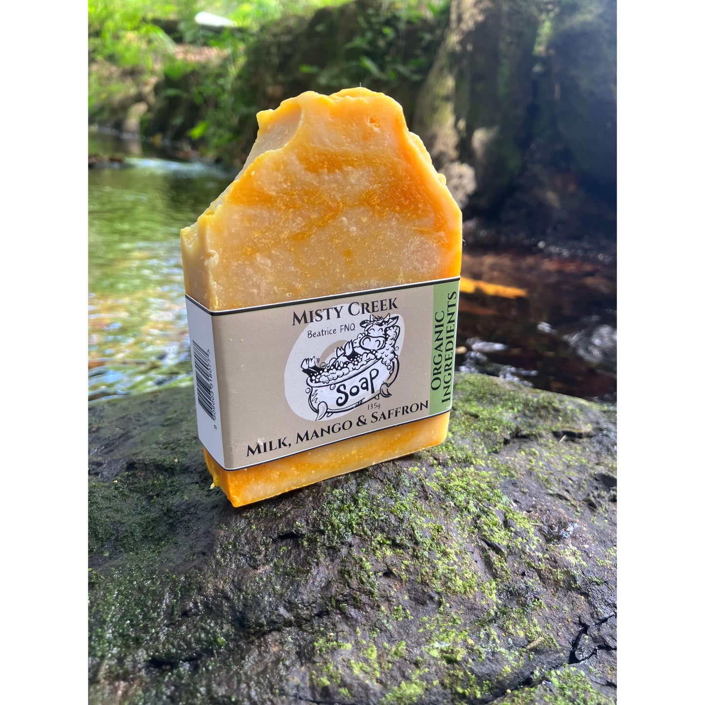 Biodynamic Cow’s Milk, Mango & Saffron Soap -  Organic Ingredients