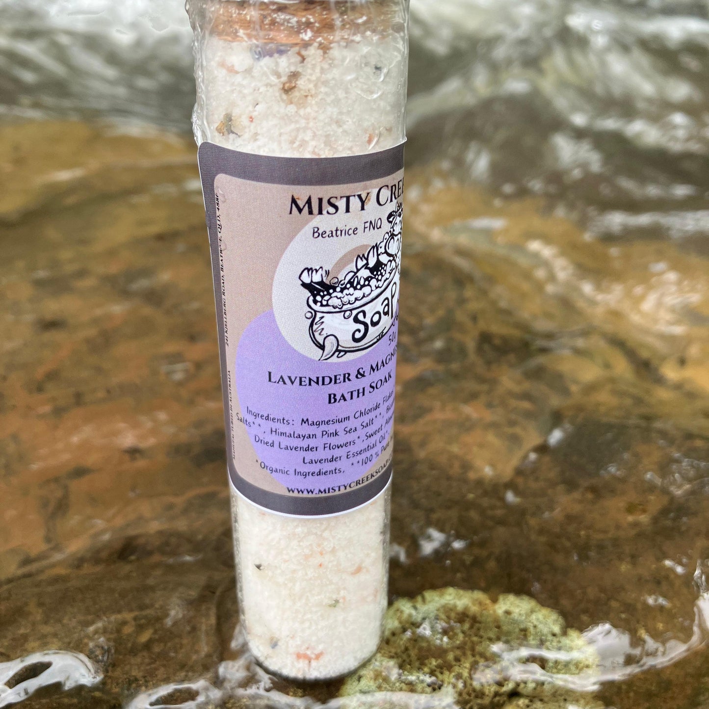 Lavender & Magnesium Bath Soak - Organic Ingredients
