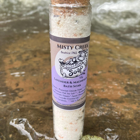Lavender & Magnesium Bath Soak - Organic Ingredients