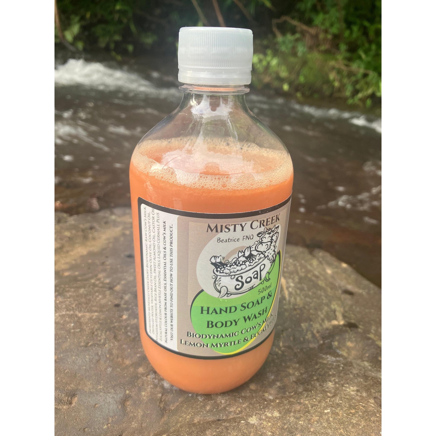 Biodynamic Cow’s Milk, Lemon Myrtle & Eucalyptus Hand Soap & Body Wash