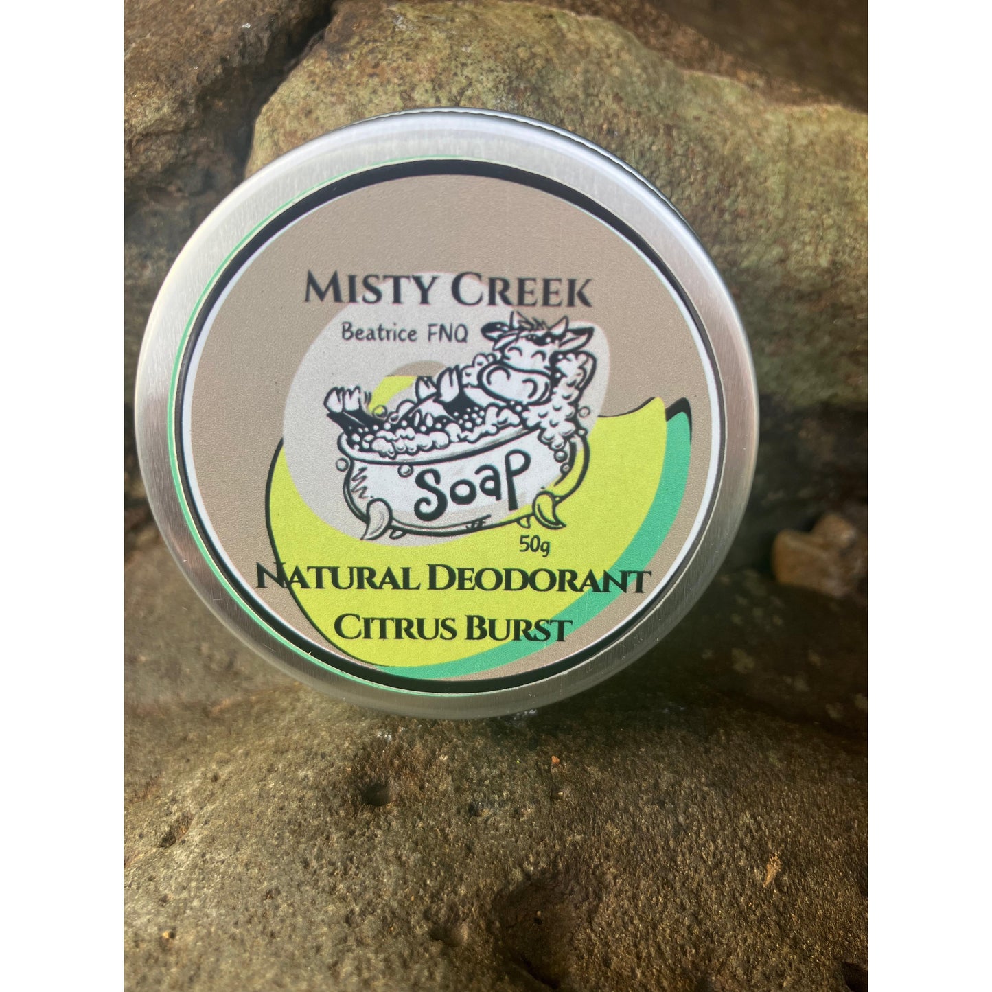 Natural Deodorant- Citrus Burst 50g