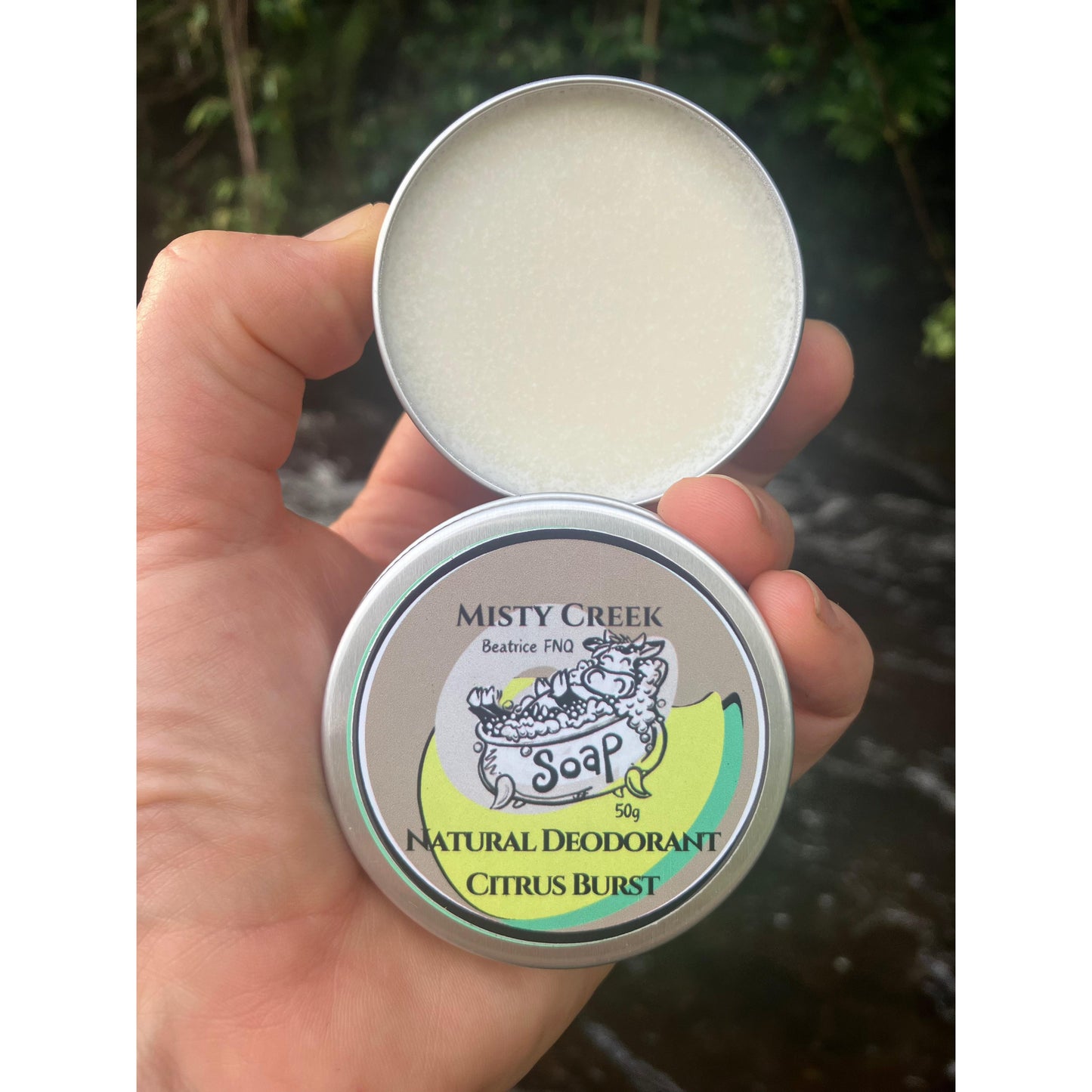 Natural Deodorant- Citrus Burst 50g