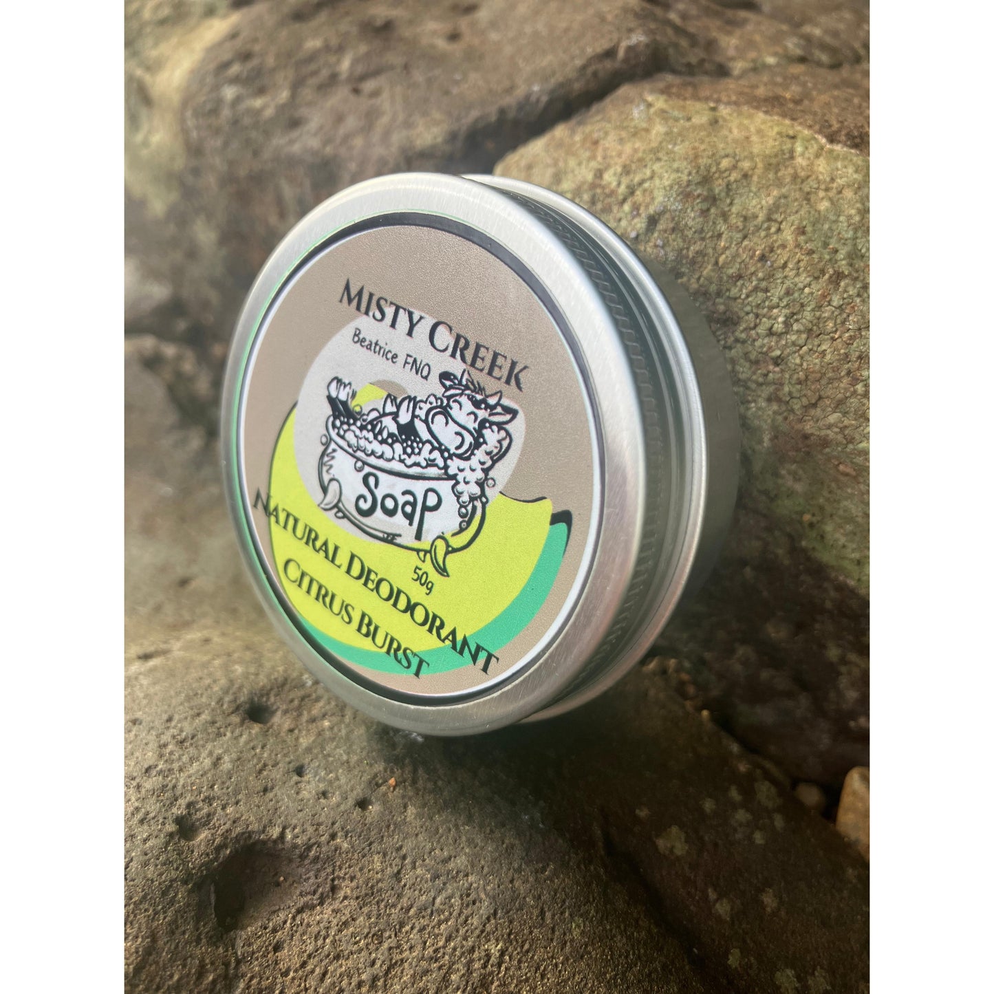 Natural Deodorant- Citrus Burst 50g