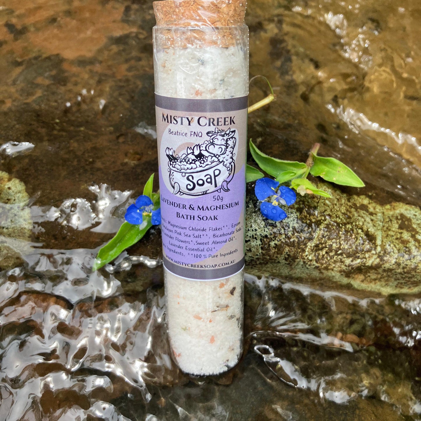 Lavender & Magnesium Bath Soak - Organic Ingredients