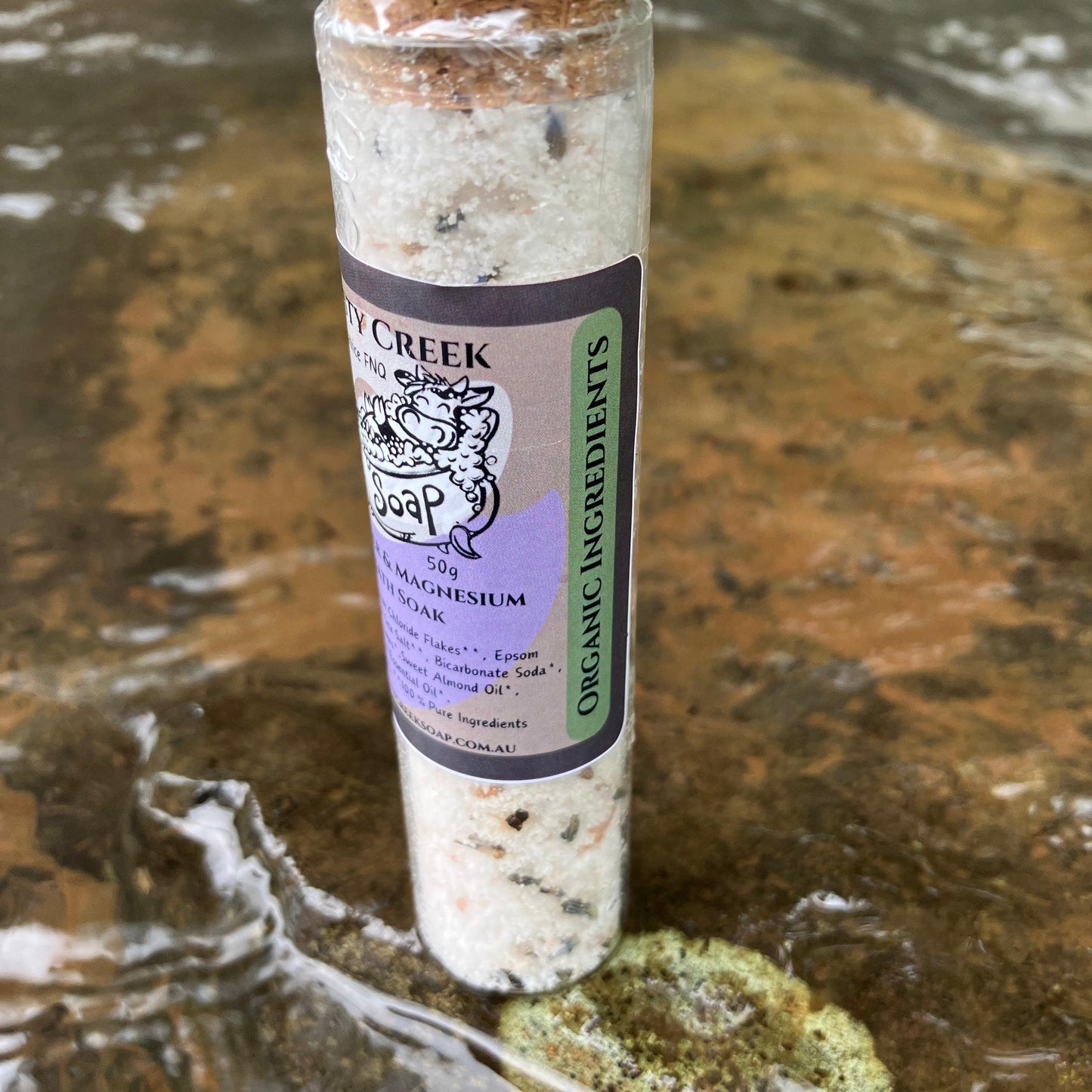 Lavender & Magnesium Bath Soak - Organic Ingredients
