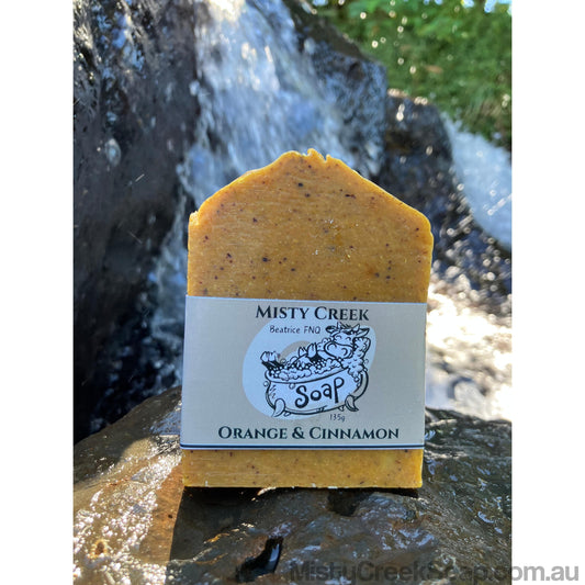 Orange & Cinnamon Essential Oil Soap