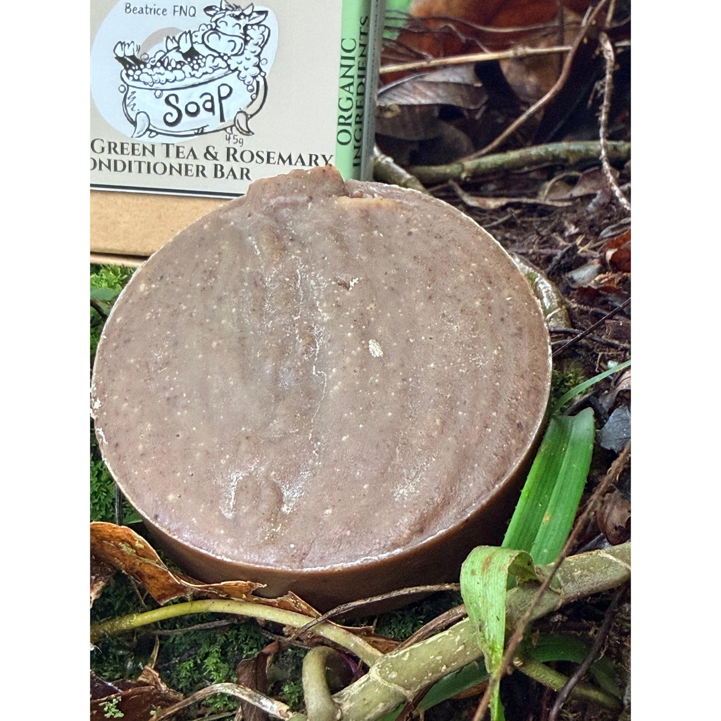 Avocado, Green Tea & Rosemary Conditioner Bar - Organic Ingredients