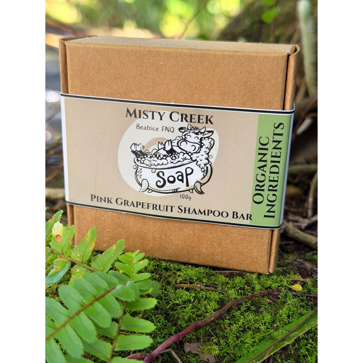Pink Grapefruit Essential Oil Shampoo Bar - Organic Ingredients