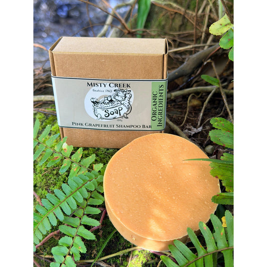 Pink Grapefruit Essential Oil Shampoo Bar - Organic Ingredients