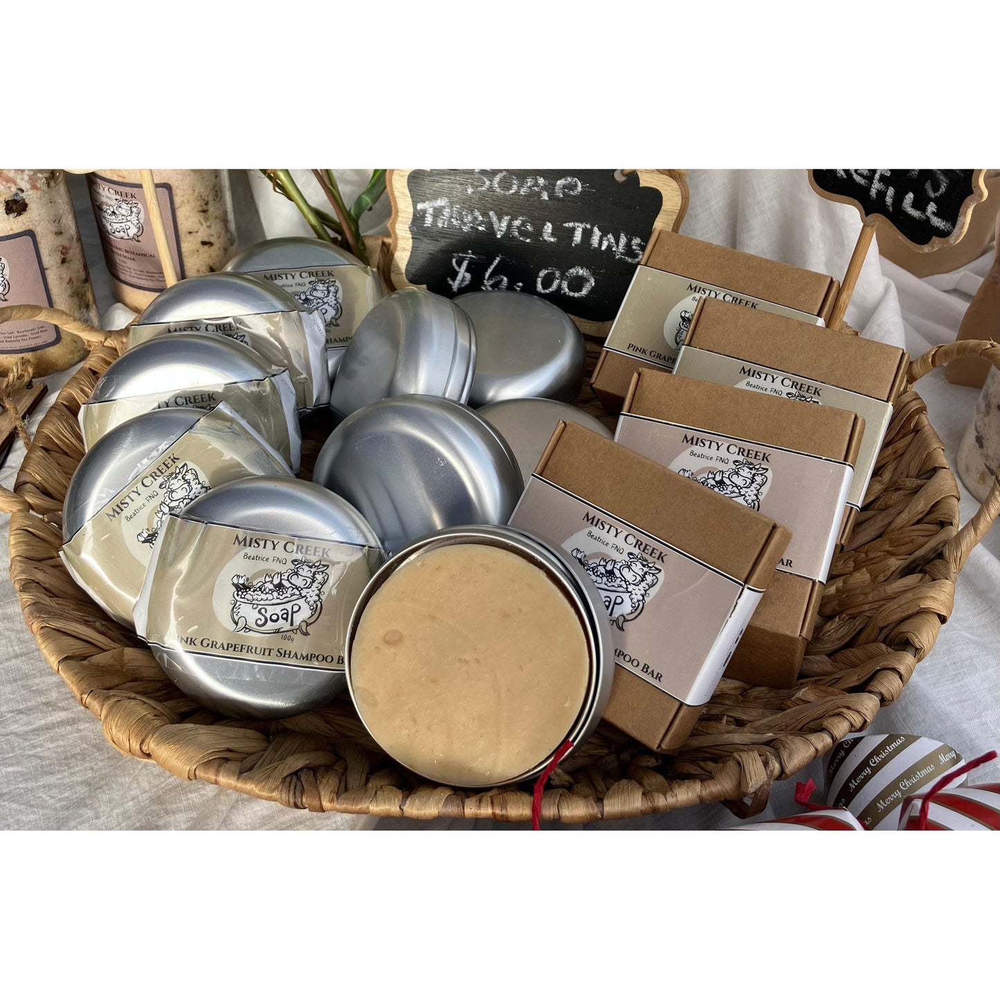 Pink Grapefruit Essential Oil Shampoo Bars