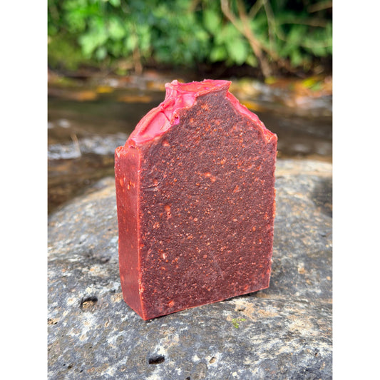 Rhubarb & Rose Geranium Essential Oil Soaps