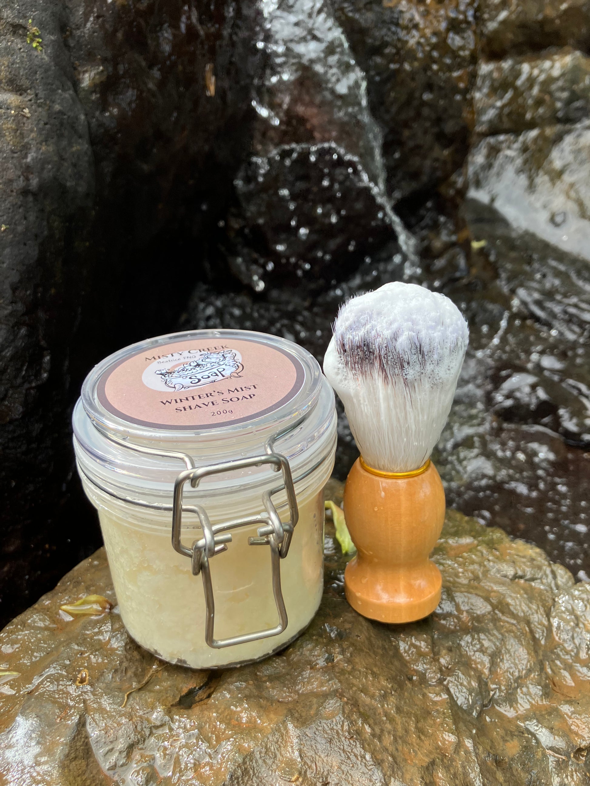 Traditional wet shaving soap